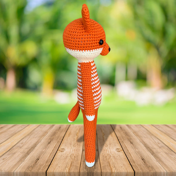 Cute Crochet Fox Amigurumi | Mini Crochet Fox Stuffed Animal