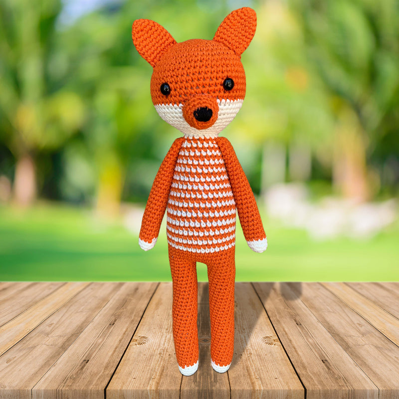 Cute Crochet Fox Amigurumi | Mini Crochet Fox Stuffed Animal