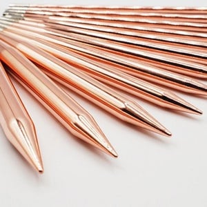 Cypra Knitting Needles | 3.5", 5" sized Copper needles | Interchangeable Circular Needles Set | Knitting Needles set with Fabric Pouch