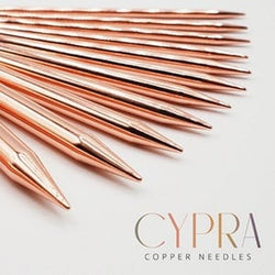 Cypra Knitting Needles | 3.5", 5" sized Copper needles | Interchangeable Circular Needles Set | Knitting Needles set with Fabric Pouch