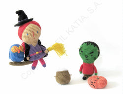 Amigurumi - Halloween Gang, Digital Crochet Pattern, Pattern only