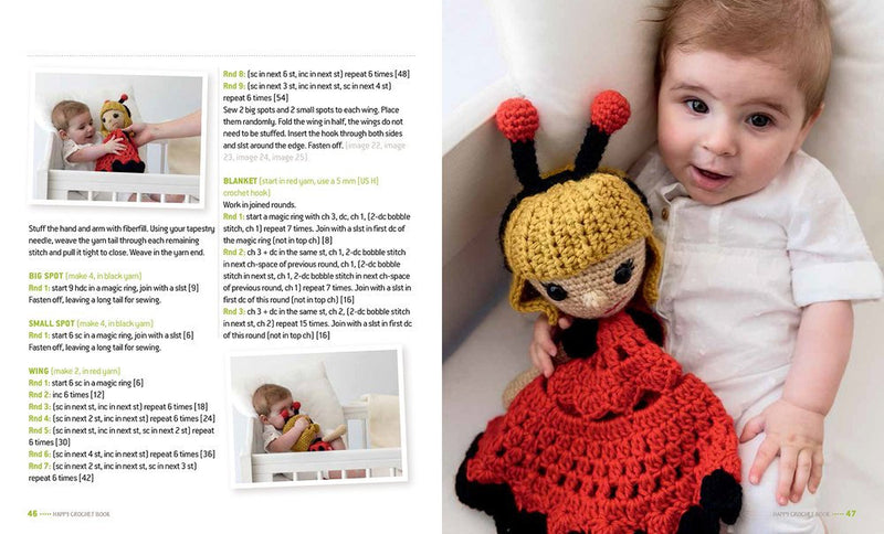 Crochet Pattern for Babies, Happy Crochet Book : Patterns That Make Your Kids Smile by Carolina Guzman