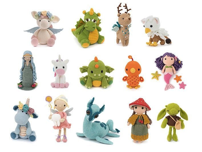 Unicorns, Dragons and More Fantasy Amigurumi: Bring 14 Magical Characters to Life!