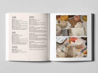 Animal Friends of Pica Pau, Physical Crochet Pattern Book