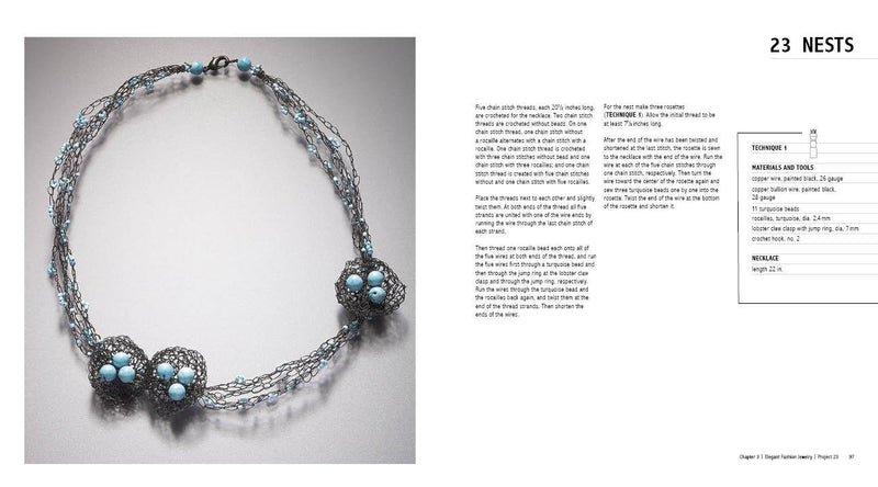 From Thread and Wire: 60 Jewelry Projects Using Knitting and Crocheting Hardcover