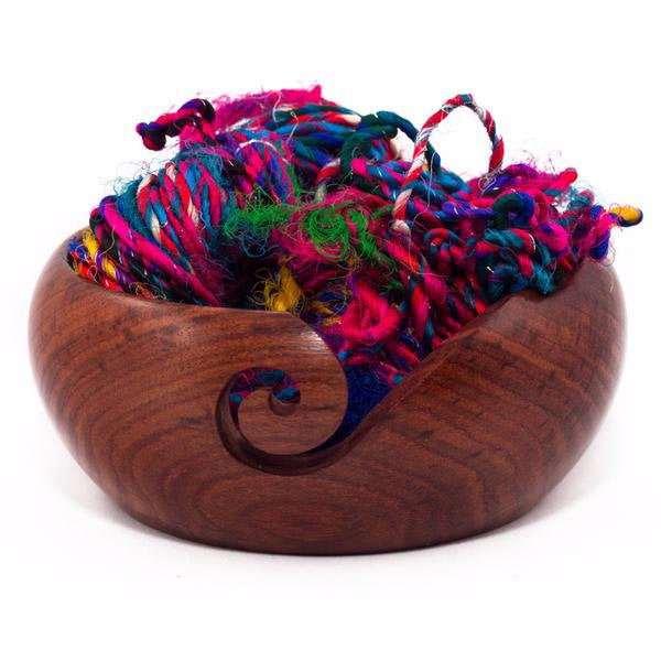 Handmade Wooden Yarn Bowl