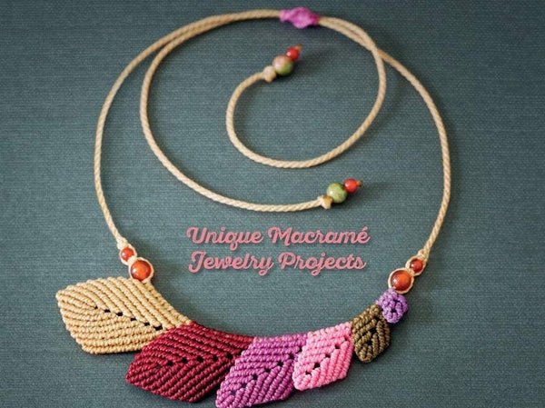 Bohemian Macramé: Unique Macramé Jewelry Projects Paperback by Gwenaël Petiot