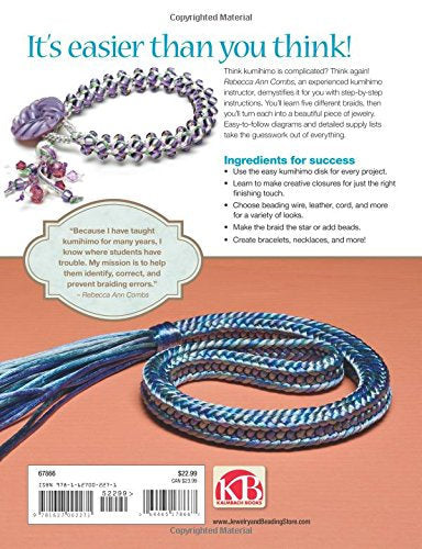 Kumihimo Jewelry Simplified: Learn to Braid with a Kumihimo Disk