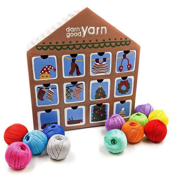 Yarn Advent Calendar 2019, Yarn Gift for Knitter, Crocheter